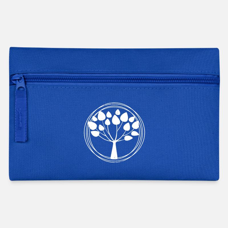 Baum - Federtasche - Royalblau
