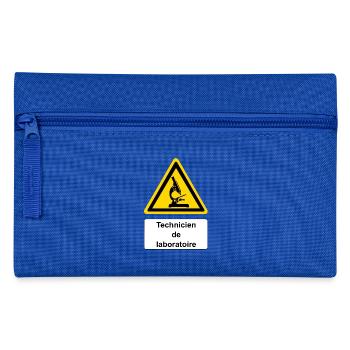 Technicien de laboratoire - Trousse - bleu royal - Devant