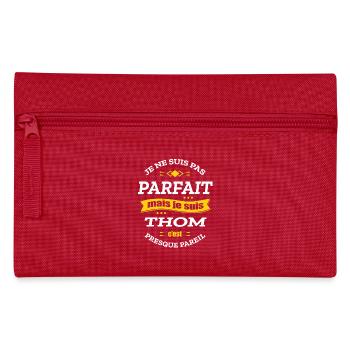 THOM PARFAIT - PRENOM THOM - Trousse - rouge - Devant