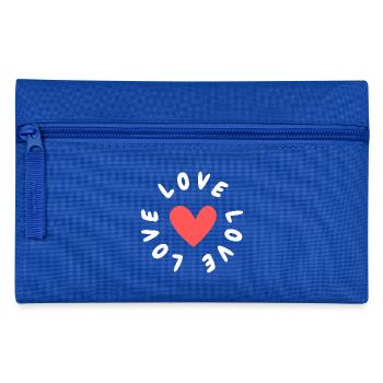 Logo - Love - Trousse - bleu royal - Devant