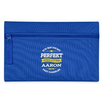 AARON PERFEKT - VORNAME AARON - Federtasche - Royalblau - Vorne