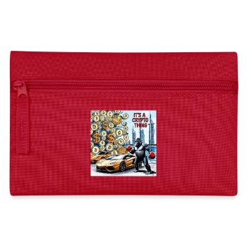 Krypto-Gorilla City Drive - Federtasche - Rot - Vorne