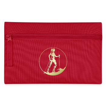 Silhouette de marche nordique - Trousse - rouge - Devant