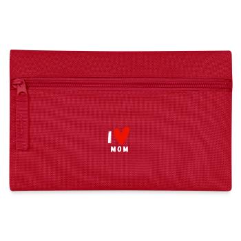 I Love MOM Design - Federtasche - Rot - Vorne