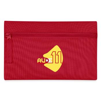 Logo des Departements Aude 11 - Federtasche - Rot - Vorne