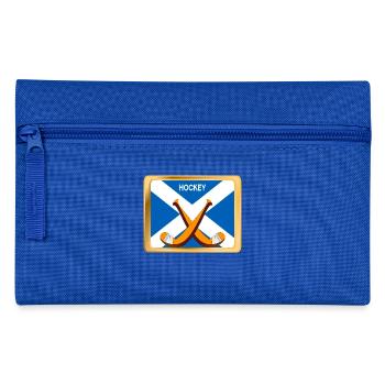 Schottisches Eishockey - Federtasche - Royalblau - Vorne