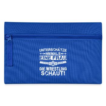 Wrestling - Federtasche - Royalblau - Vorne