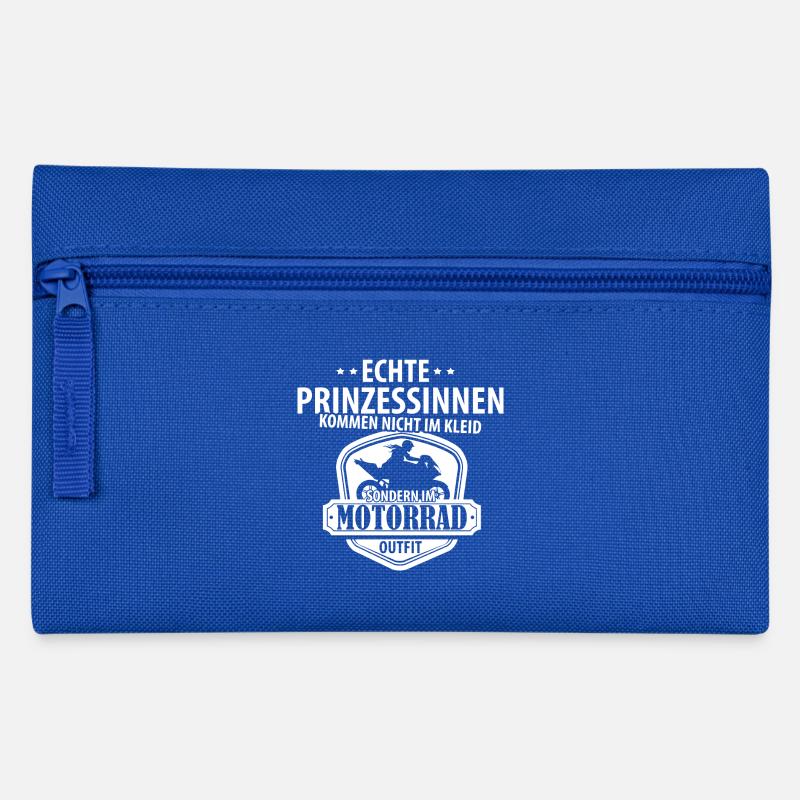 Prinzessin Motorrad - Federtasche - Royalblau