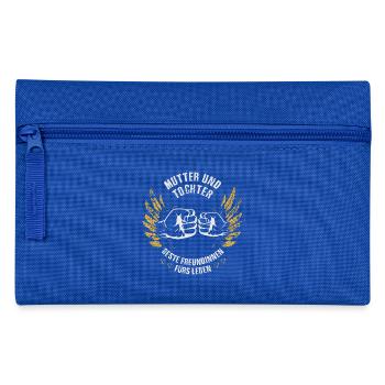 Mutter und Tochter Freundinnen - Federtasche - Royalblau - Vorne