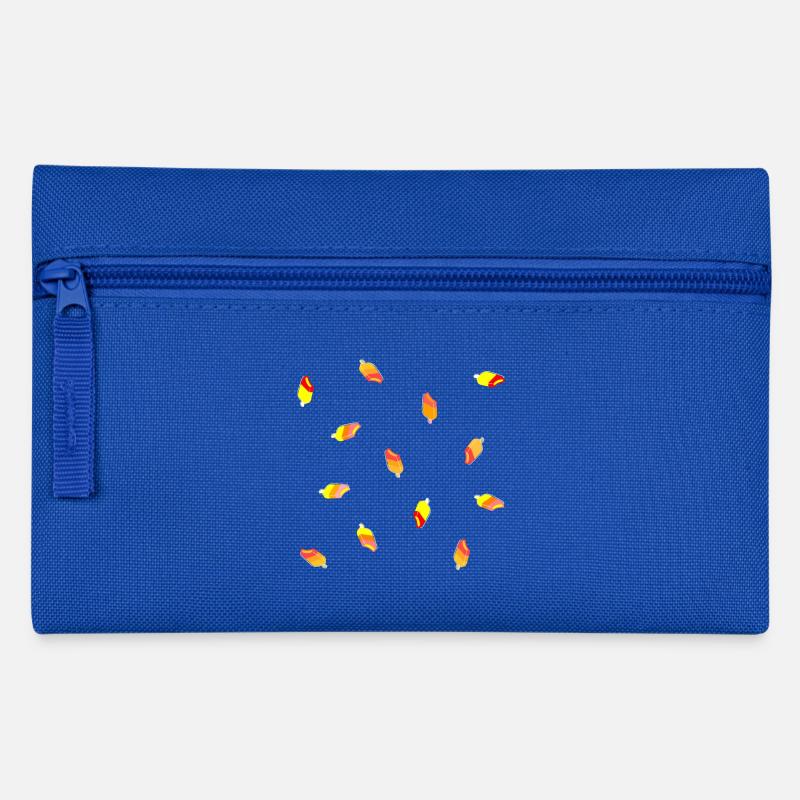 La glace à la tige dans beaucoup de couleurs comme une idée de cadeau - Trousse - bleu royal