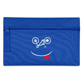 Mountain bike MTB bike cyclist gift - Pencil Case - royal blue - Front