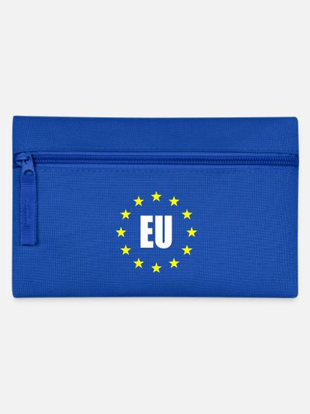 Eu - europa - Federtasche - Royalblau