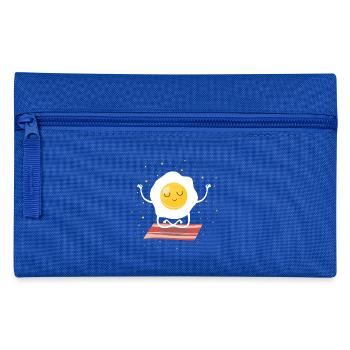 Ei (Meditation) - Federtasche - Royalblau - Vorne
