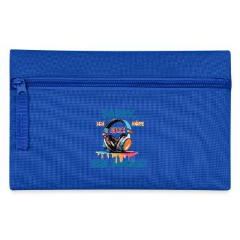 zocken - J’entends NIX - Trousse - bleu royal - Devant
