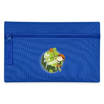 Roi de la jungle - Trousse - bleu royal - Devant