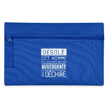 désolé cet homme est déjà pris par une auvergnate - Trousse - bleu royal - Devant