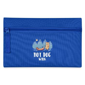 Hot dog drôle naissance drôle cadeau chemise drôle - Trousse - bleu royal - Devant