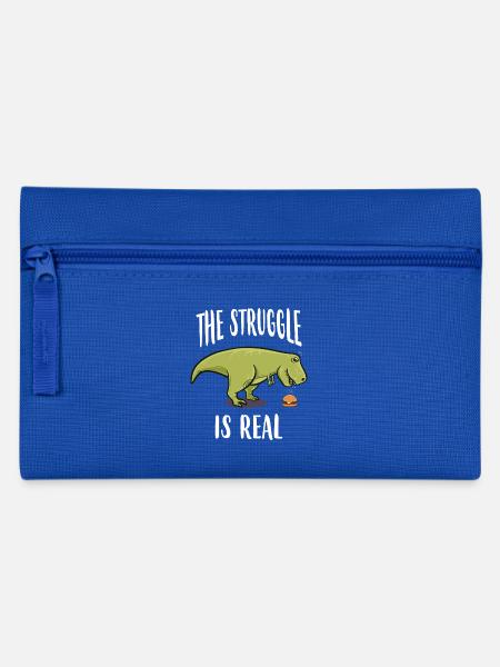 Dinosaurier Burger lustig T-Rex Geschenk Geburt - Federtasche - Royalblau