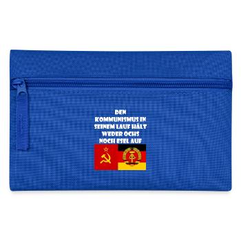 DDR Spruch Geschenk Ossi Sowjetunion - Federtasche - Royalblau - Vorne