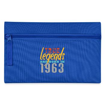 Die True Legends wurden 1963 geboren. Jahr 2025. - Federtasche - Royalblau - Vorne