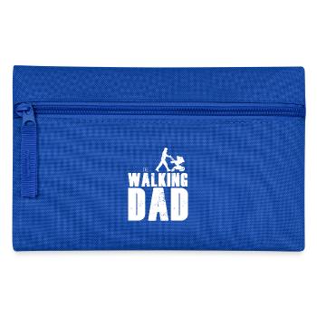 Le papa marche - Trousse - bleu royal - Devant