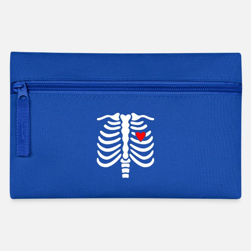 Squelette-Squelette - Trousse - bleu royal