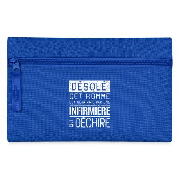 DESOLÉ INFIRMIEMERE - Trousse - bleu royal - Devant