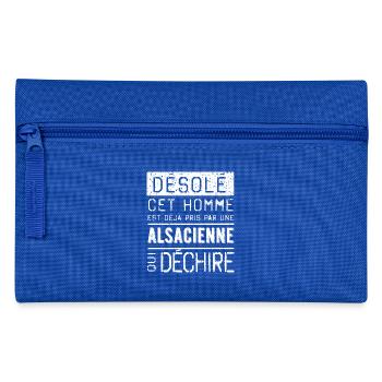 Desoel cet homme est pris par une Alsacienne - Trousse - bleu royal - Devant