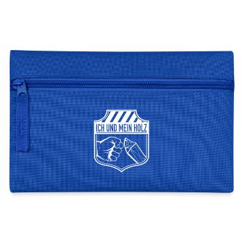 Ich und mein Holz - Federtasche - Royalblau - Vorne