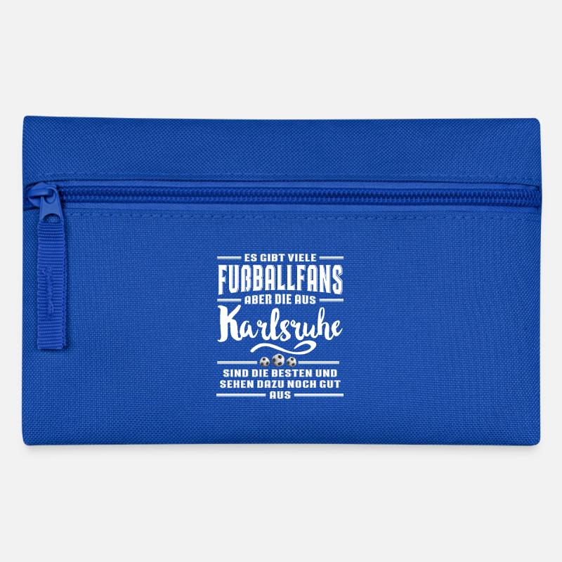 Fußball Karlsruhe - Federtasche - Royalblau