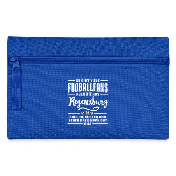 Fußball Regensburg - Federtasche - Royalblau - Vorne