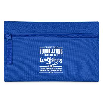 Fußball Wolfsburg - Federtasche - Royalblau - Vorne