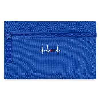 Cuba rythme cardiaque EKG - Trousse - bleu royal - Devant