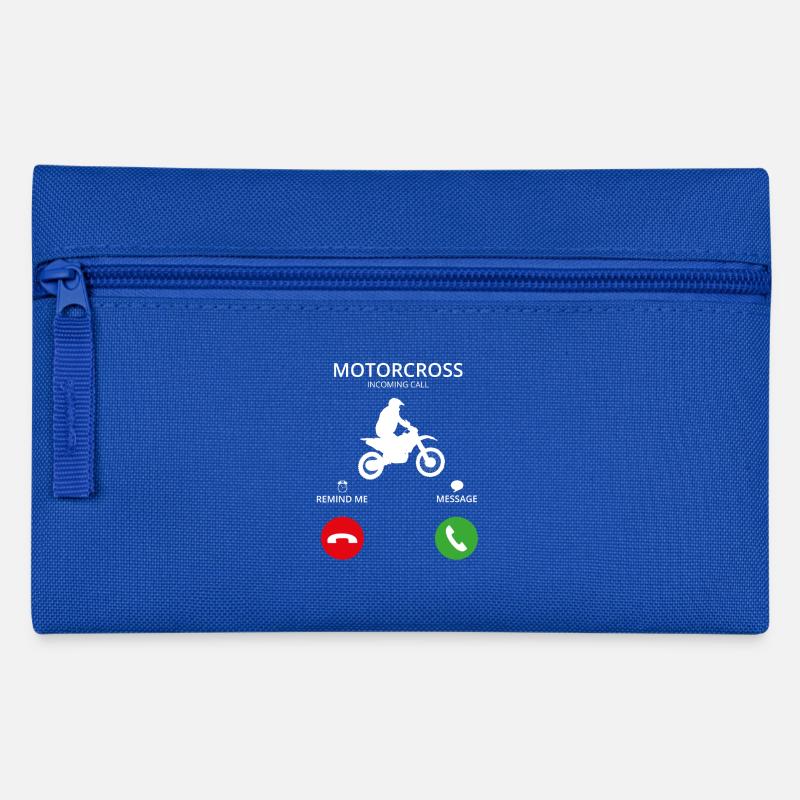 Appel Appel mobile motorcross vélo moto motard - Trousse - bleu royal