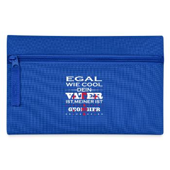 Egal wie cool vater geschenk ist Georgien - Federtasche - Royalblau - Vorne