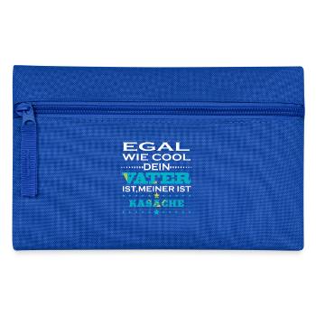 Egal wie cool vater geschenk ist Kasachstan - Federtasche - Royalblau - Vorne