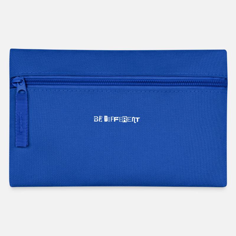 Be different other anders verschieden - Federtasche - Royalblau