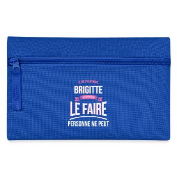 Brigitte personne ne peut cadeau - Trousse - bleu royal - Devant