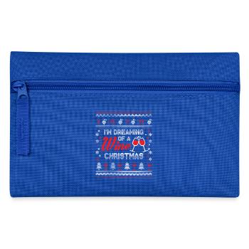 I am the Dreaming of a Wine Christmas - Pencil Case - royal blue - Front