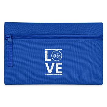 love liebe calling hobby king meister cycle fahrra - Federtasche - Royalblau - Vorne
