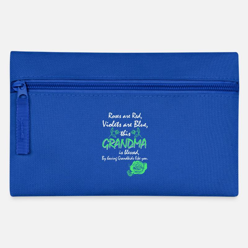 Cette grand-mère est béni - Trousse - bleu royal