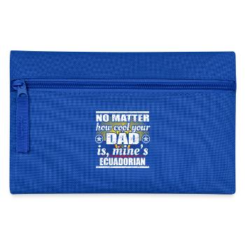 no matter cool dad father poison Ecuador png - Pencil Case - royal blue - Front