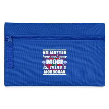 no matter mom cool mother poison Morocco png - Pencil Case - royal blue - Front