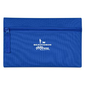 MOM MUTTER DOG HUND WOMAN BEAUCERON - Federtasche - Royalblau - Vorne