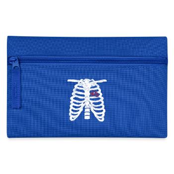 Heart skeleton heart love mtb mountain bike bike cycl - Pencil Case - royal blue - Front