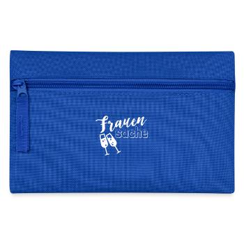 Frauensache - Federtasche - Royalblau - Vorne