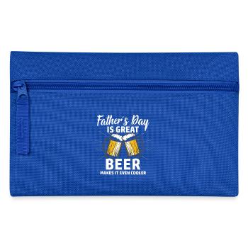 Papa Chemise · Parents · Fête des Pères · Beer geiler - Trousse - bleu royal - Devant