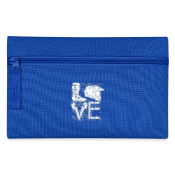 MOTORCYCLE | LOVE MOTOCROSS RACE DRIVER GIFT - Pencil Case - royal blue - Front