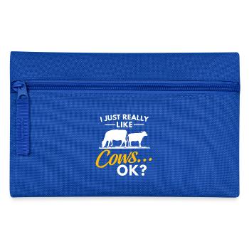 Farmer Shirt · Agriculture · J'aime les vaches - Trousse - bleu royal - Devant
