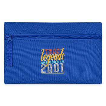 Wahre Legenden werden im Jahr 2001 geboren Vintage Geburtstag - Federtasche - Royalblau - Vorne